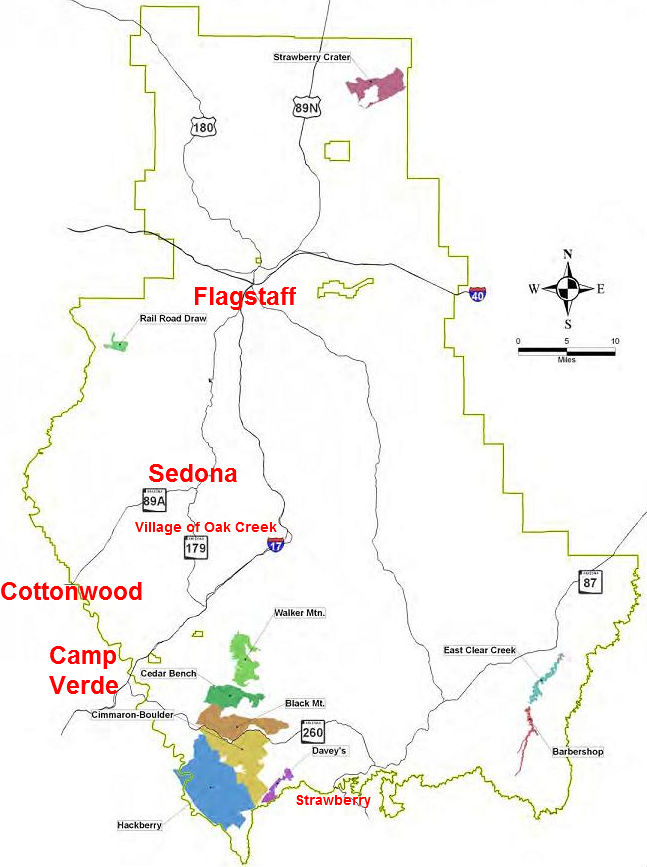 On July 10, the U.S. Forest Service issued a report about the 10 most likely candidates for wilderness designation within Coconino National Forest. Included on the list are six lower Verde Valley areas, Black Mountain, Cedar Bench, Cimarron-Boulder, Davey’s, Hackberry and Walker Mountain.