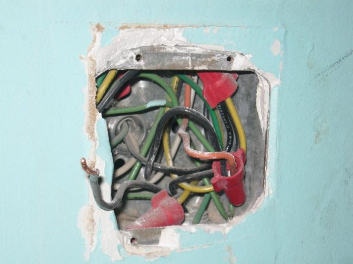 Exposed wiring at Jerome Grand Hotel was alleged to violate the town’s fire code.