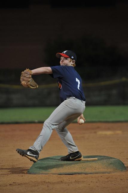 Drew Streck, the pitcher for the Verde Valley Braves, was on his game May 22, playing against the Sedona Tigers. He threw an impressive fastball, striking out most of all who stepped up to bat. The Braves won 14-4, making their overall standing in the Majors Division 8-9.