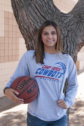 Donnie Buss, the third player of the Camp Verde High School Cowboys basketball senior trio who is taking her basketball skills to the collegiate level, has signed to be the newest member of the girls basketball team at Chandler-Gilbert Junior College.