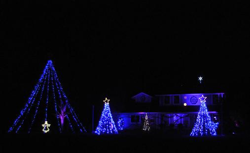 It’s a tradition for many people to drive around during the holiday season admiring lights and decorations people put up. Undoubtedly one of the most impressive displays in the Verde Valley, and possibly all of Arizona, is located right in Cornville. The display is put on by Dave Kessel of Yavapai Broadcasting, uses over four miles of cords and lighting and is set to music, which can be dialed in on a car’s radio.