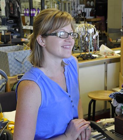 Melissa Mathews and her husband Josh set up a second-hand resale store in Fort Verde Plaza last December. The shop works with more than 30 vendors, selling everything from antique steamer trunks to paintball markers and laser-guided scissors. Mathews said they decided to get into this line of work because it was something they already enjoyed.