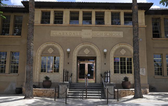 Clarkdale promoted “Independents Week” to encourage buying locally to help stimulate the economy. One such location was the Copper Art Museum, in the former Clarkdale High School, whose admittance fee grants access to view all the ways society has used copper through the ages, from piping and electrical applications, to sculptures and architectural embellishments.