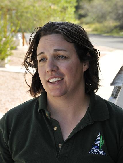 Jenn McCarthy is working as a volunteer and a camp host at Dead Horse Ranch State Park, one stop on her tour of the West. McCarthy is currently traveling for research on a book she’s writing. McCarthy is originally from Toronto, but for the past couple of decades she’s called Los Angeles home.