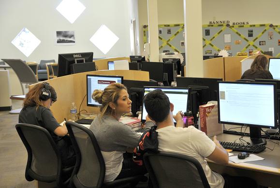 Students at Yavapai College study in the Verde Valley Campus’ library. Local towns are submitting candidates for the new Yavapai College Advisory Committee. Clarkdale has nominated Bill Regner and Ruth Wicks.