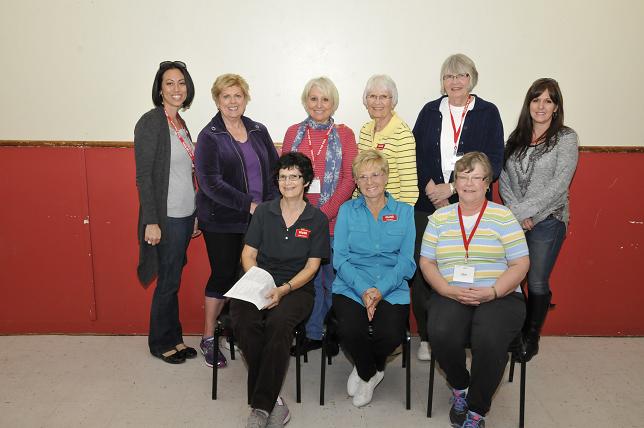 Camp Verde holds a Toys for Tots registration. Toys for Tots helps to bring Christmas gifts to families in need with children under 13 years old. Volunteers included, front row from left, Debbi Segal, Lee Smith and Jan Taylor, back row from left, Amiee Hoke, Krys Vogler, Carol Williamson, Ruthann McDaniel, Pat Breitkrentz and Shanda Swanson.