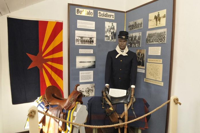 Fort Verde’s Buffalo Soldier event takes place on Saturday, Feb. 13, when reenactors will explain the history of the all-black military group. While the event is once a year, Fort Verde now has an exhibit on the Buffalo Soldiers, outlining their history, what they wore and the weapons and tools they used.