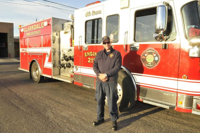 Andrew Peterson is a reserve Firefighter/EMT with the Clarkdale Fire District which is looking at consolidating with the Verde Valley Fire District. A meeting will take place on Thursday, March 31, at 6 p.m. at the Clark Memorial Clubhouse.