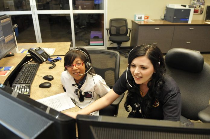 Jessica Casas, 9, got to work with Communications Specialist and Dispatch Trainer Chelsey Shepherd of the Public Safety Communications Center in Cottonwood, becoming a dispatcher for a day. The event came about after Casas wrote a letter to the Cottonwood Police Department as part of a class assignment, inquiring about aspects of dispatching and showing interest in the career.