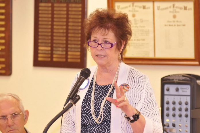 Arizona State Sen. Sylvia Allen [R-District 6] spoke about education and defended her vote against publication of public notices.