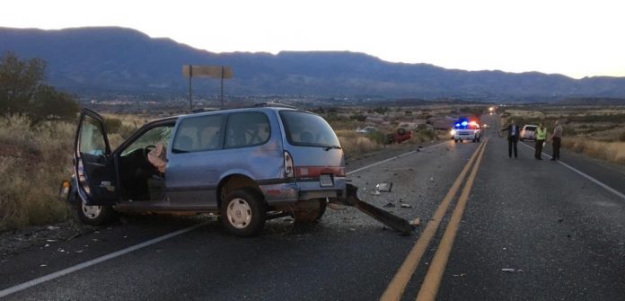 A 31-year-old Cottonwood man was killed in a three-car collision around 4 p.m. Nov. 23. The driver of a Ford Escort in which the man was killed has been charged with manslaughter, aggravated DUI, extreme DUI, four counts of endangerment, four counts of aggravated assault and two counts of criminal damage. A rear passenger suffered minor injuries. The driver of a Mercury van was airlifted to Flagstaff Medical center.