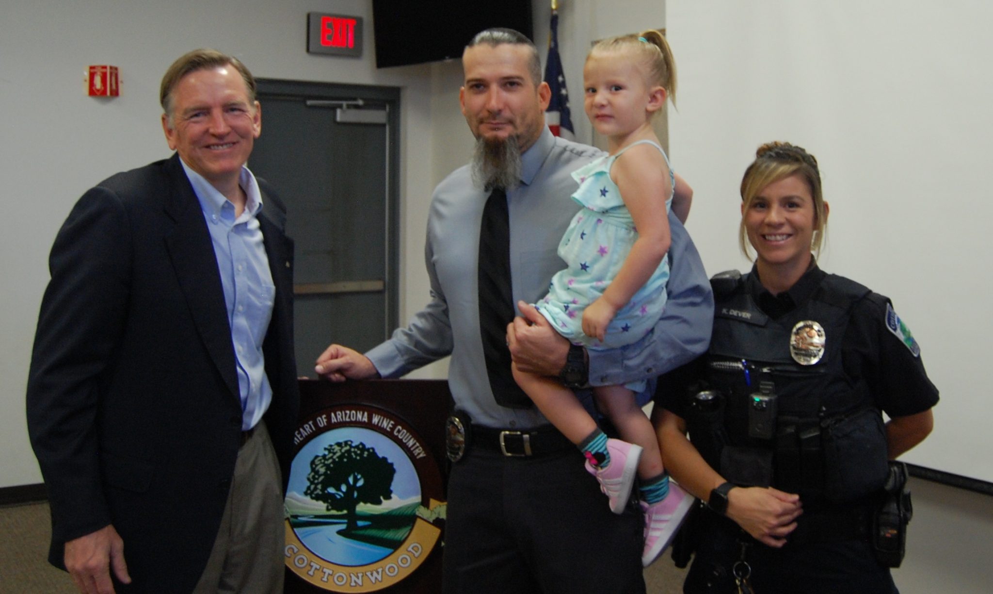 Cottonwood police honor Officer Dever