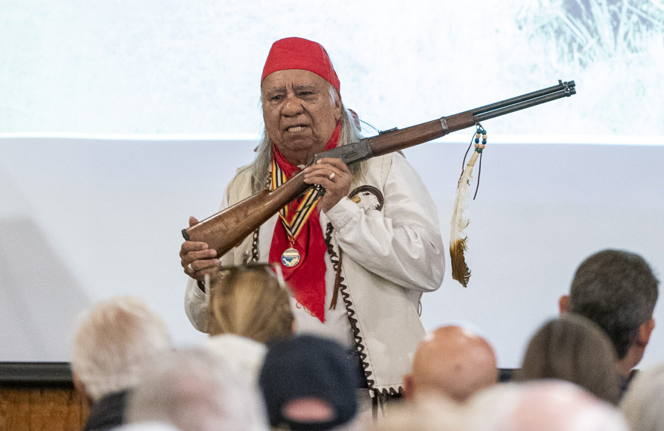 Jerry Martin tells tales of his great-great-grandfather Geronimo