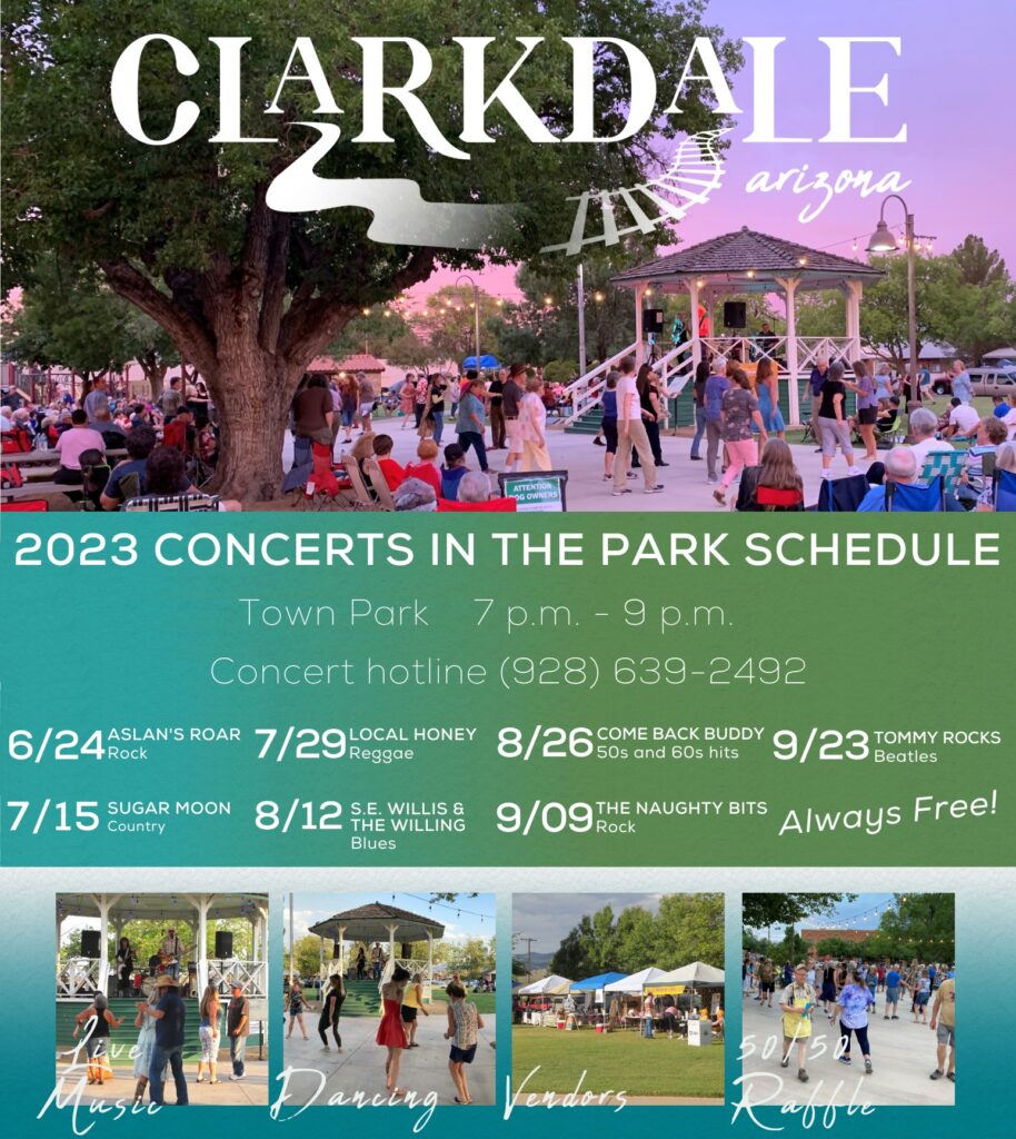 Local Honey plays reggae at Clarkdale’s free Concert in the Park on