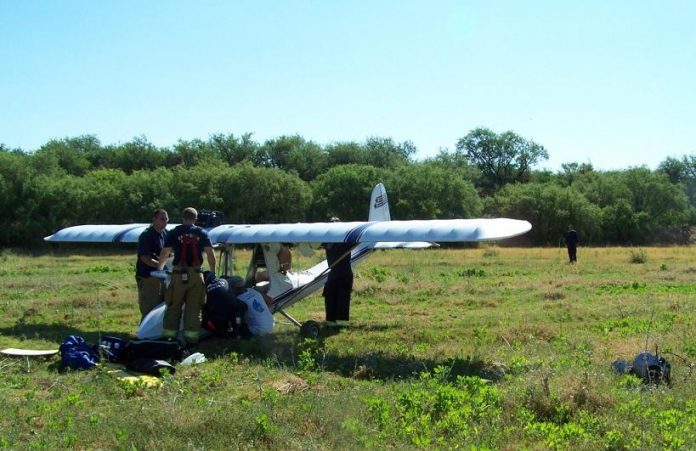 An 80-year-old pilot was injured when his experimental ultralight aircraft crashed in Middle Verde on Monday, June 28, at 8:10 a.m.