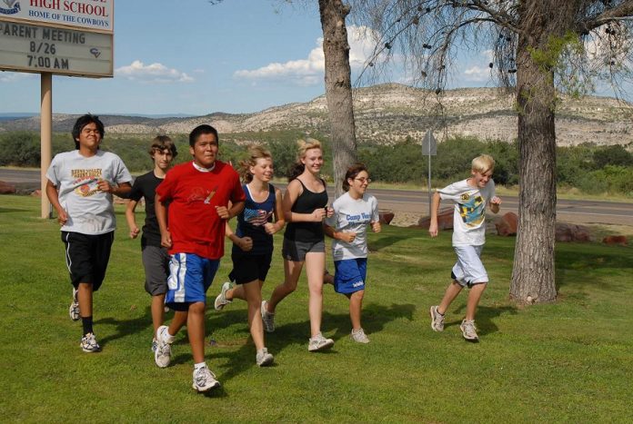 the cowboys cross country team at Camp Verde High School gets a workout Thursday, Aug. 26. The Cowboys lost nearly everyone who ran on varsity in 2009. With the new realignment plan from the Arizona Interscholastic Association beginning this fall, it may be an interesting season for Camp Verde. Head Coach Mike O’Callaghan enters his third year at the helm for Camp Verde.