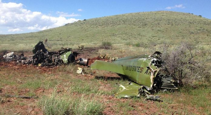 Two people were killed when their 1974 Bell UH-1V Iroquois crashed near Cordes Lakes, south of Sedona on Saturday, Sept. 21. Sedona Airport General Manager Rod Propst said the two crash victims were not part of the airport’s Family Fun Day but had landed, eaten breakfast and left without refueling about two hours later.