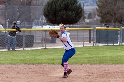 Infielder Caitlin Harris will be one of four returning seniors counted on to lead the Camp Verde High School softball team past the second round of the state tournament, where the Cowboys exited last season.