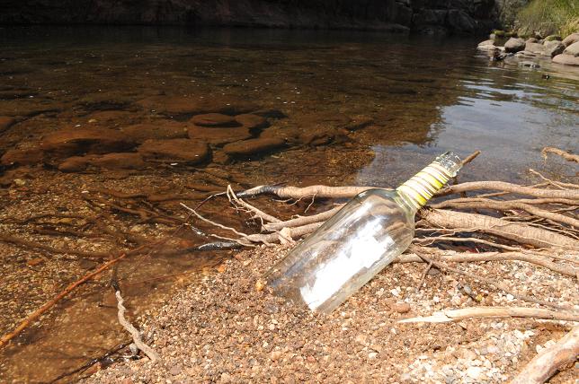 The Forest Service banned glass containers along the banks of Fossil Creek or Oak Creek beginning Tuesday, April 1, to prevent injuries to people walking or wading with bare feet.
