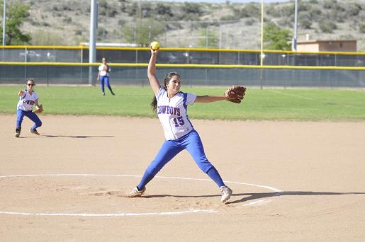 Sophomore Taya Smith is one of three pitchers father and coach Henry Smith can hurl at Division III competition during the state tournament beginning Saturday, May 3.