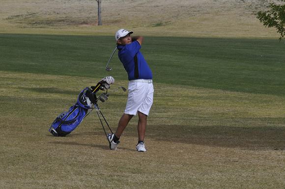 Sophomore Joel Beauty needs one more 4-over-par round or better to represent Camp Verde High School at the Division III state tournament beginning Friday, May 16, at Antelope Hills Golf Course in Prescott, where the Cowboys were snowed out of the High Desert Invitational on Saturday, April 26.