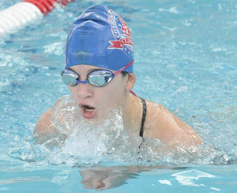 Rylie Burke, 14, swims for the Cottonwood Clippers. Burke is one of the Clippers’ student volunteer coaches who will also be swimming Saturday, July 18, in the Verde Valley Invitational, beginning at 8:30 a.m. It will be the final home swimming meet after four years under Daniel Nevarez, who is leaving the Clippers after four seasons as head coach.