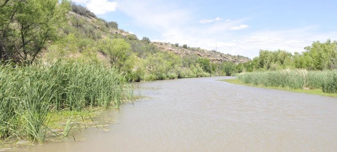 Black Canyon Access Point, just east of Cottonwood, gives local waders this view of the Verde River, which can be paddled or kayaked for at least half a mile downstream. This is one of the lesser-known swimming holes of the many in the Verde Valley.