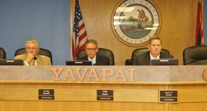 Yavapai County Supervisors Craig Brown, Chip Davis and Jack R. Smith proposed a tax increase to fund county libraries. The tax will raise the levy to former years’ levels.