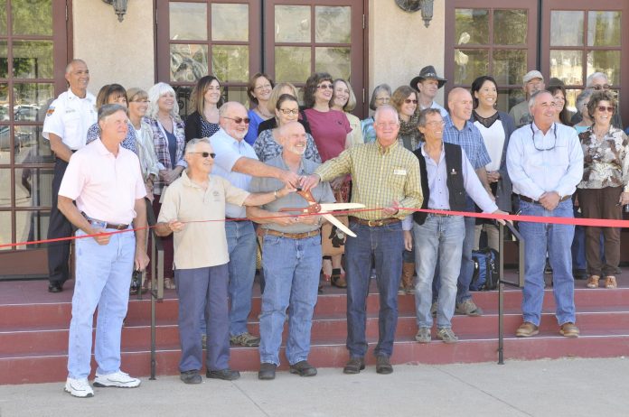 The Clark Memorial Clubhouse was rededicated with a ribbon-cutting 89 years after its original unveiling. The event marked the finishing of a project to make the building handicap accessible.