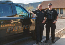 Clarkdale Police Chief swears in son