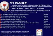 Sedona Area Homeless Alliance collects socks for needy