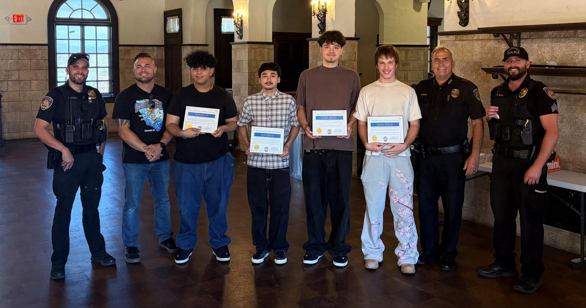 Clarkdale teens receive honor for their heroism